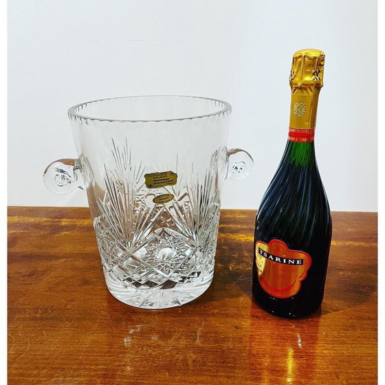 Image 1 of Vintage champagne-emmer in Baccarat kristal, Frankrijk