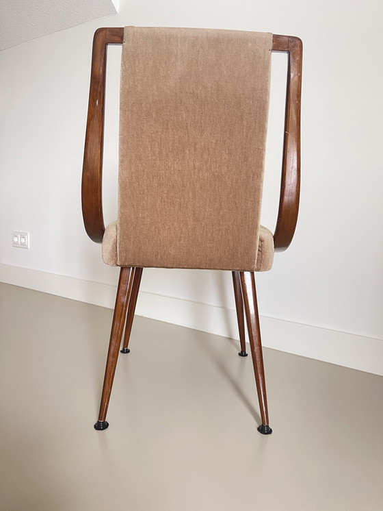 Image 1 of 4x Midcentury vintage eetkamerstoel