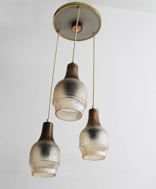 Hanglamp plafond kroonluchter 1960