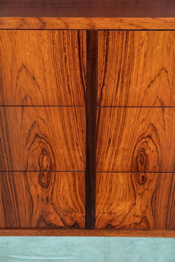 Image 1 of Chique Deens Design jaren 60 buffetkast Rosewood, ladekast