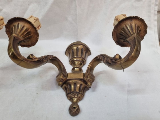 Image 1 of Louis Xvi Bonze wandlampen