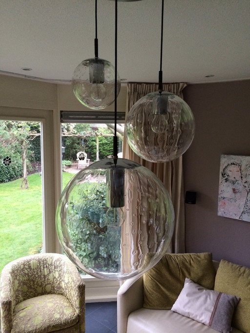 Raak Amsterdam Globe,  Kroonluchter, Hanglamp - C 1725 3 Bollen