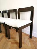 4x vintage eetkamerstoelen