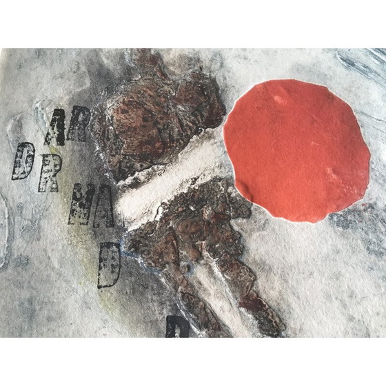 Image 1 of Abstracte litho in reliëf