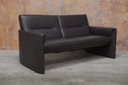 Donkerbruine leren Leolux Boavista Evidence design bank
