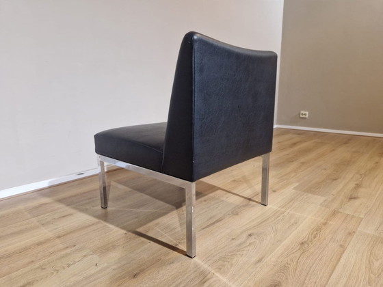 Image 1 of Wilkhahn Easy Chair - Vintage-Zwart - Leder - Stoel - Design