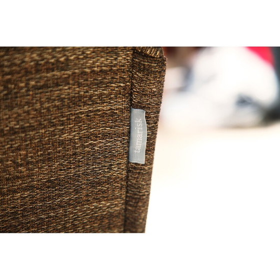 Image 1 of Tamarisk "Howards" 3-zitsbank in gloden bruine stof - jaren 2000