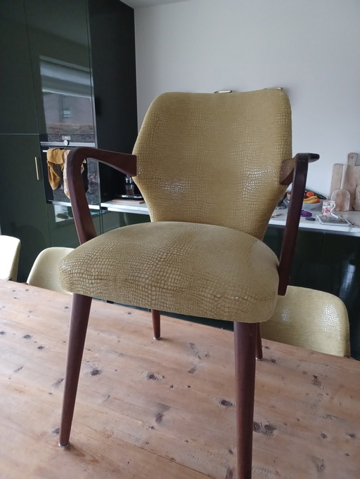 8 X Eetkamerstoelen Met Leuning Merk Polonio
