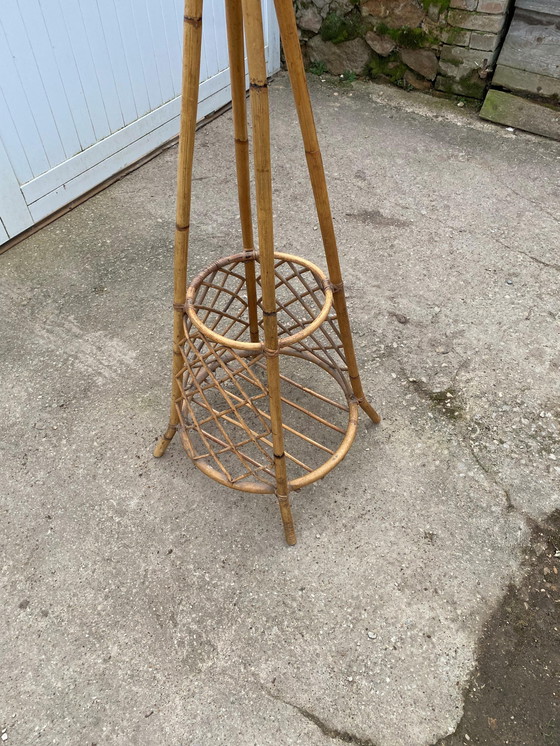 Image 1 of Vintage rotan kapstok 1970
