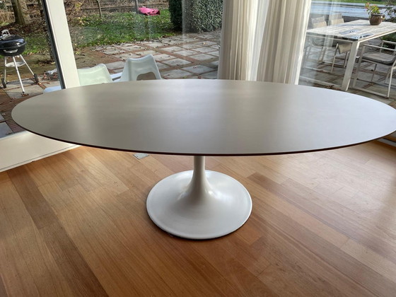 Image 1 of Oval Dining Table With Tulip Base