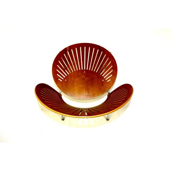 Image 1 of Set van 4 vintage model tafelstoelen. 3298 Trinidad Nanna Ditzel Denemarken 1960