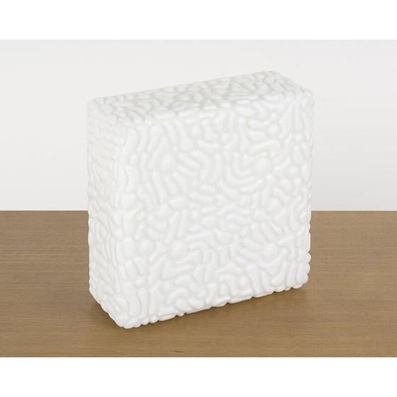 Image 1 of Vintage Opaline glazen lamp 1950