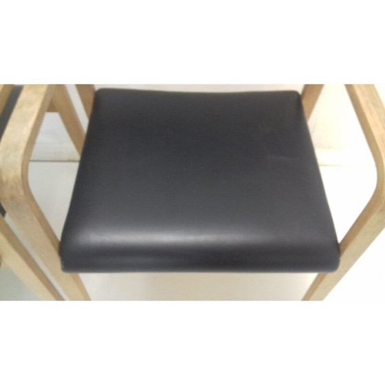 Image 1 of Paar vintage gebogen houten fauteuils van Dřevopodnik Holešov, Tsjecho-Slowakije 1960