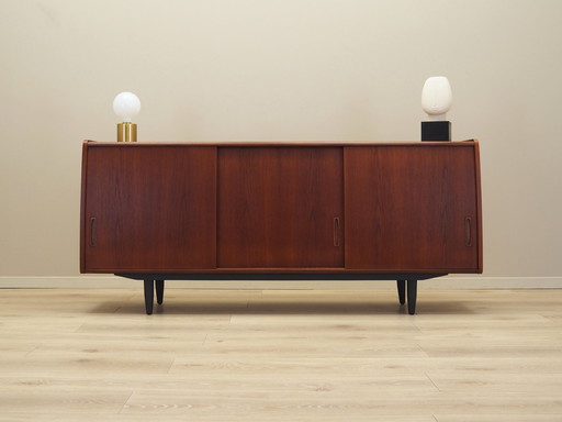 Teakhouten dressoir, Deens ontwerp, 1970S, Productie: Denemarken