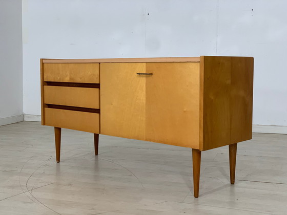 Image 1 of Mid Century ladekast dressoir lowboard vintage