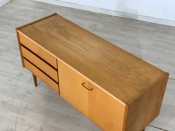 Image 1 of Mid Century ladekast dressoir lowboard vintage