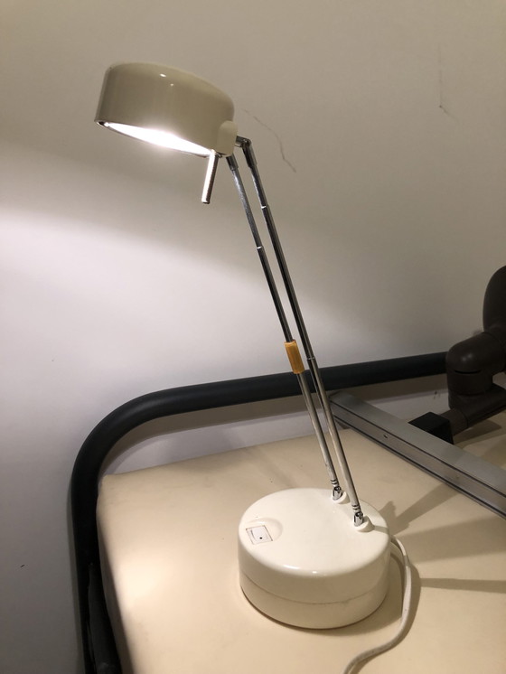 Image 1 of Retro Bureaulamp Massive Telescooplamp Uitschuifbaar
