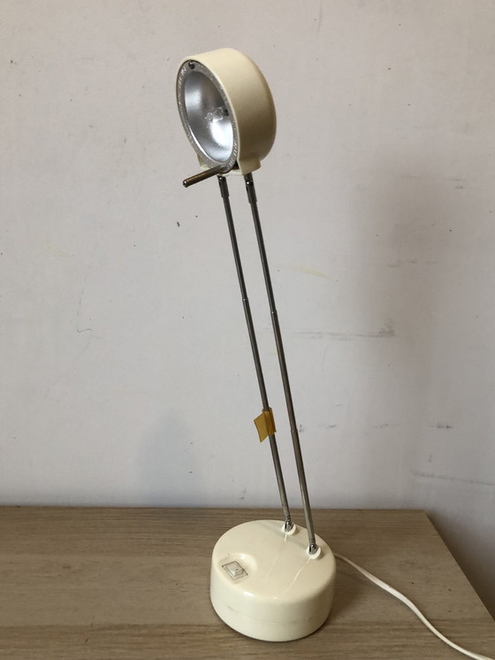 Image 1 of Retro Bureaulamp Massive Telescooplamp Uitschuifbaar