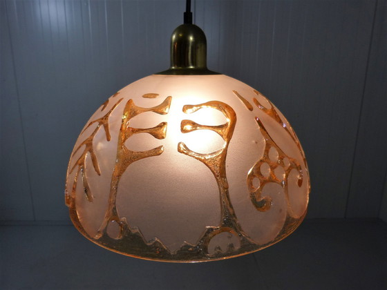 Image 1 of Peill & Putzler glazen hanglamp 1960-70’s