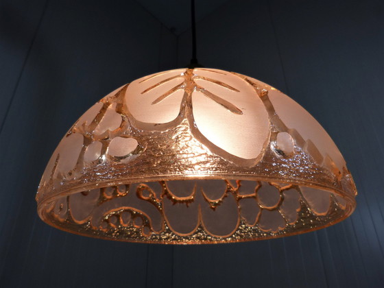 Image 1 of Peill & Putzler glazen hanglamp 1960-70’s