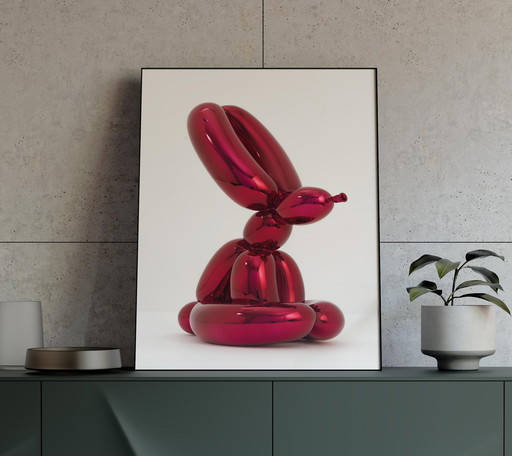 Jeff Koons Ballon Hondenprint