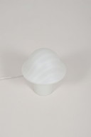 Vintage Peill & Putzler 'zebra' mushroom lamp