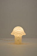 Vintage Peill & Putzler 'zebra' mushroom lamp