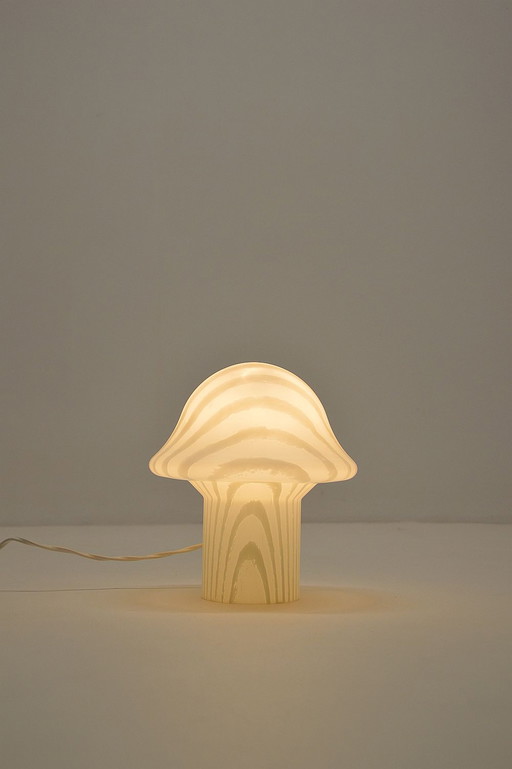 Vintage Peill & Putzler 'zebra' mushroom lamp