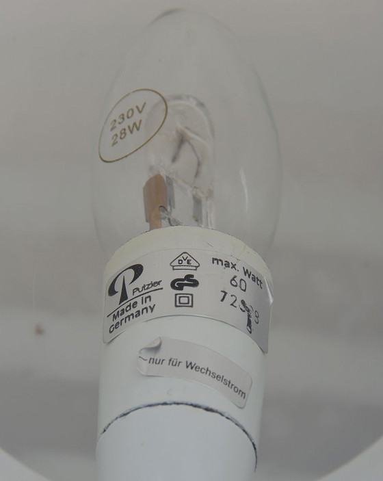 Image 1 of Vintage Peill & Putzler 'zebra' mushroom lamp