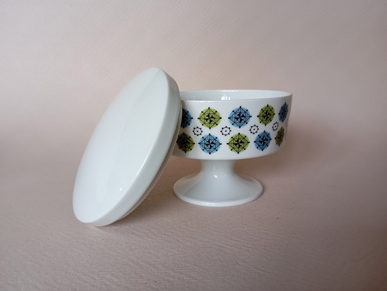 Image 1 of Set van 8 "Rosette Taïga" kopjes Tapio Wirkkala & Ute Schröder Voor Rosenthal