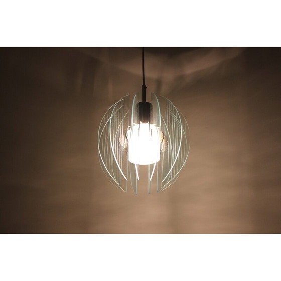 Image 1 of Glazen hanglamp uit de Mid Century, Tsjecho-Slowakije 1960