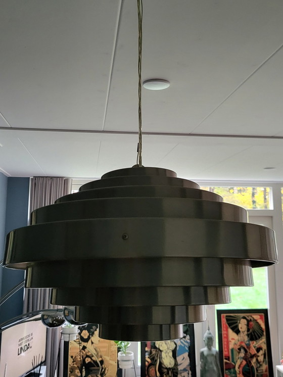 Image 1 of Space Age Metalen Hanglamp.