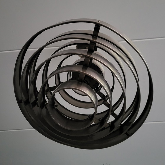 Image 1 of Space Age Metalen Hanglamp.