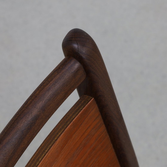 Image 1 of 4X Vintage Eetkamerstoel Teak 1960