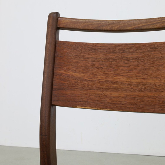 Image 1 of 4X Vintage Eetkamerstoel Teak 1960