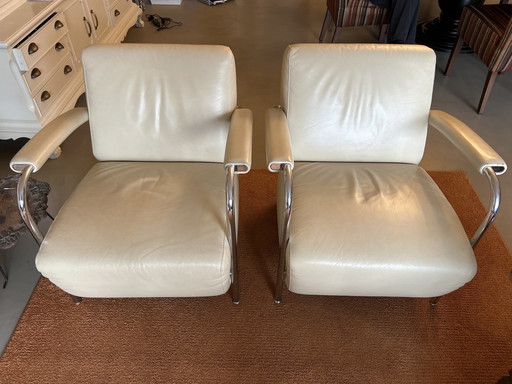 2x Leolux Scylla Fauteuils