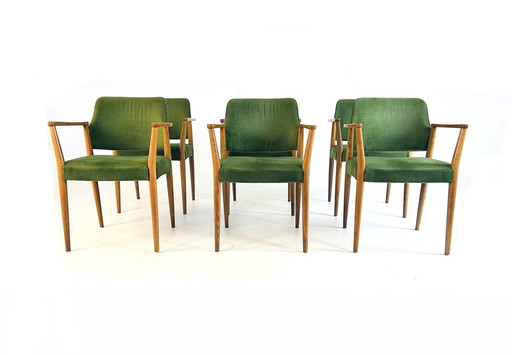 6X Vintage Eetkamerstoel ‘60