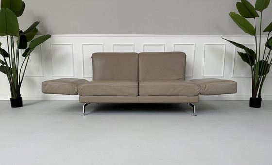 Image 1 of Brühl Moule Designer Sofa Leder Bank Hoge Kwaliteit Slaapfunctie