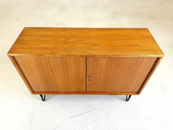 Image 1 of Mid Century Wk Meubelen Teak Dressoir Kast Haarspeld Vintage