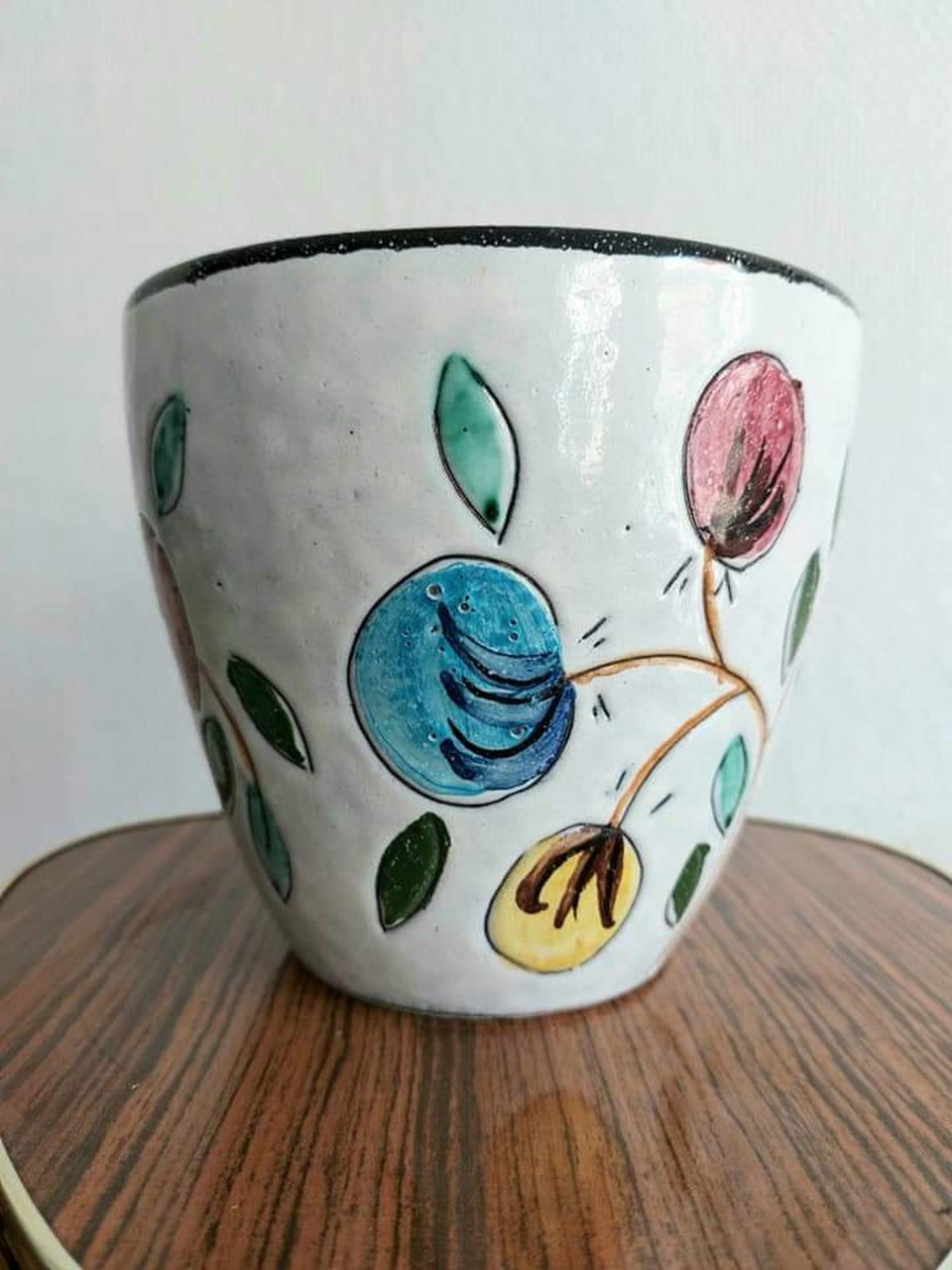 Itliaanse Bloempot Fratilla Fanciullacci Vintage