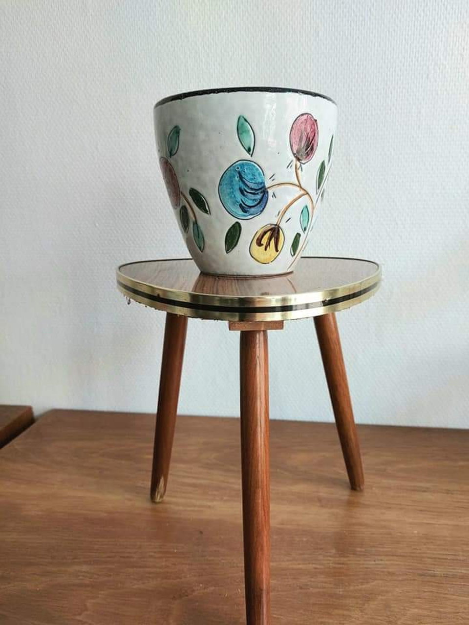 Itliaanse Bloempot Fratilla Fanciullacci Vintage