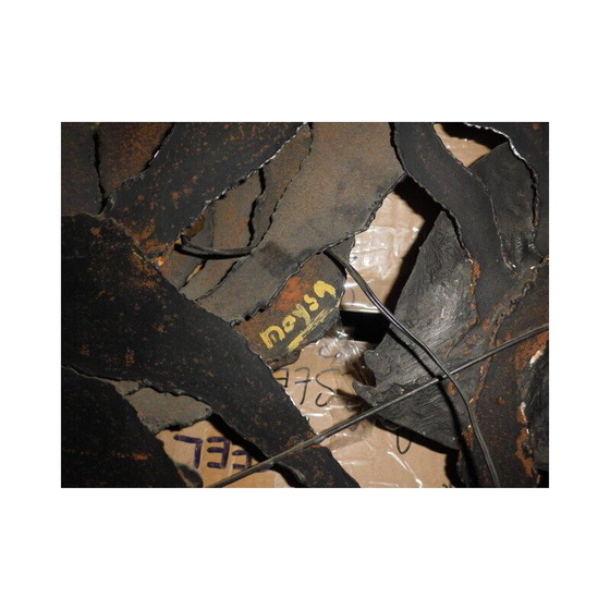 Image 1 of Vintage wanddecoratie van metaal en keramiek door Naysa, 1960