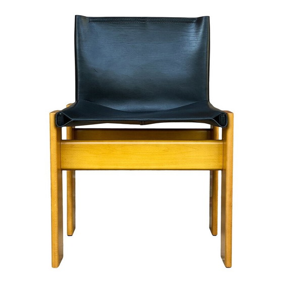 Image 1 of Set van 8 vintage Monk stoelen van Afra en Tobia Scarpa voor Molteni, 1973