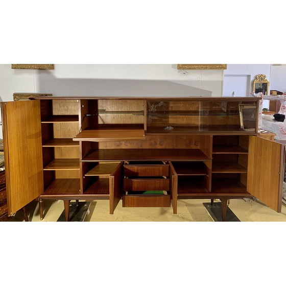 Image 1 of Vintage Scandinavisch teakhouten dressoir, jaren 1960