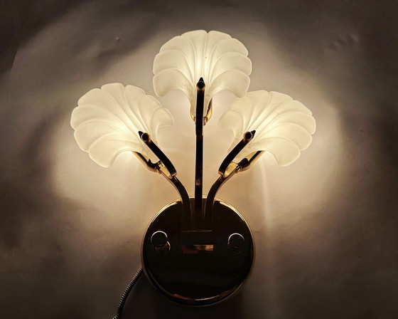 Image 1 of Vintage schelpen muurlamp