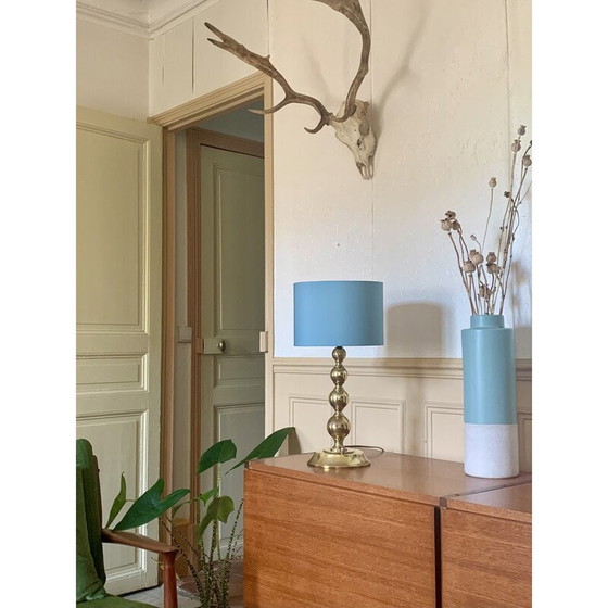 Image 1 of Vintage messing bollamp, 1970