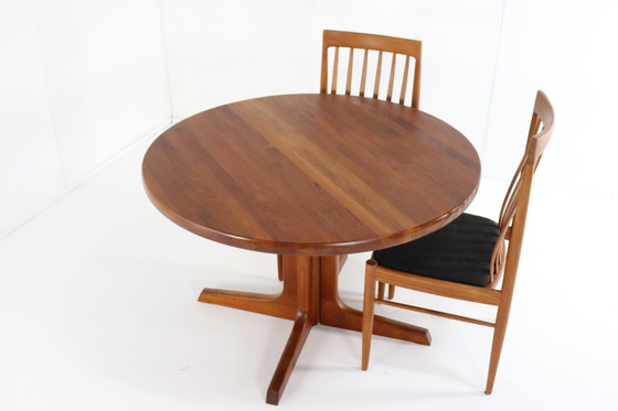 Image 1 of Gudme Ronde Eettafel 'Udsholt' Vintage Massief Teak