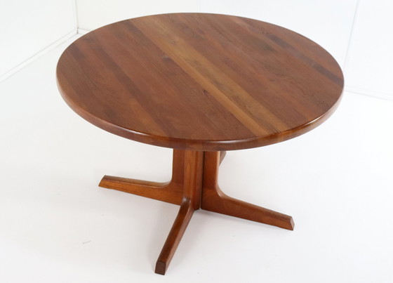 Image 1 of Gudme Ronde Eettafel 'Udsholt' Vintage Massief Teak