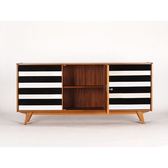 Image 1 of Vintage U 460 houten lowboard van Jiri Jiroutek voor Interier Praha, Tsjecho-Slowakije 1960