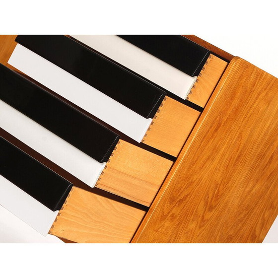 Image 1 of Vintage U 460 houten lowboard van Jiri Jiroutek voor Interier Praha, Tsjecho-Slowakije 1960